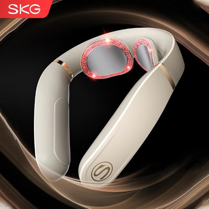 SKG Bluetooth Smart Neck and Shoulder Massager with Heat & Traction (4098 Series 3)
