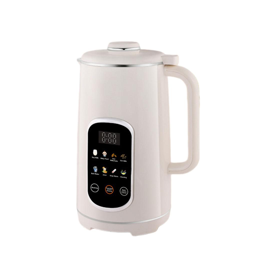 Nut Milk Maker Blender 8 in 1 Programmable Soy Milk Machine Digital Display Stainless Steel Blades 12L Capacity Self Clean for Nut Milk  