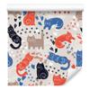 Colorful Kittens Wallpaper In Scandinavian Style for Living Room and Bedroom 50x1000