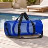 Cylindrical Mesh Swim and Travel Bag Ventilated with Shoulder