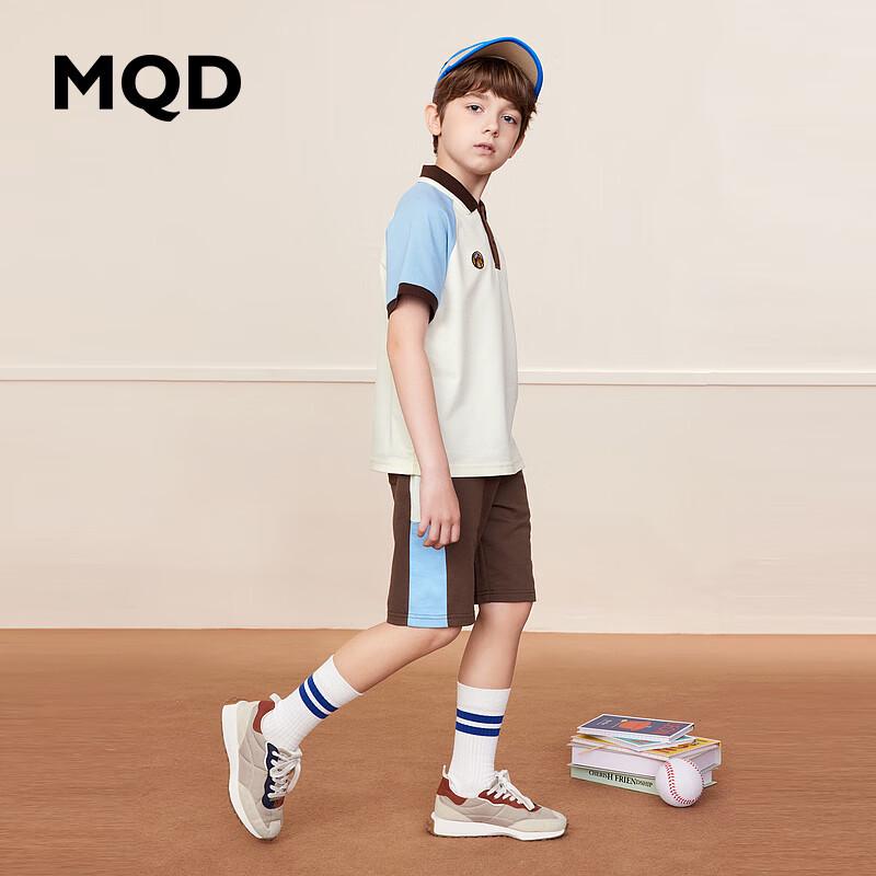 MQD Boys' Polo Neck T-Shirt & Shorts Set
