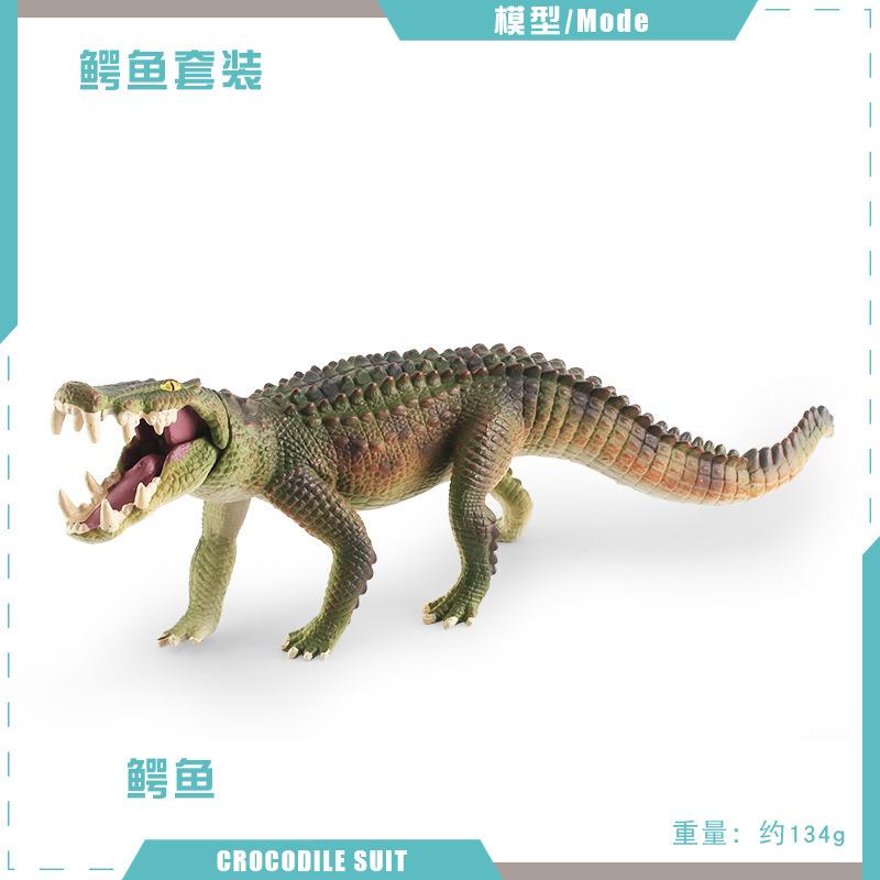 Figurine Exquisite Crocodile Made Of Durable Pvc Perfect For Kids Learning And Display Home