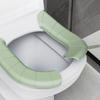 Toilettensitzbezug Alle Jahreszeiten Universal EVA Wasserdicht Waschbar Wiederverwendbar Toilettensitzbezug Pad mit Griff für Zuhause