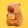 Plush Capybara Toy Cute Cartoon Hugging Persimmon Girl Kid Birthday Holiday Gift