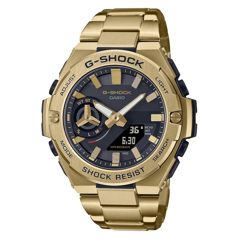 

[Casio] watch G-Shock []G-STEEL Bluetooth mounted GST-B500GD-9AJF men s gold