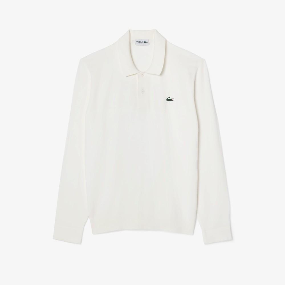 Lacoste Men's Basic Golf Long Sleeve Polo Sweater AH4812-55N70V