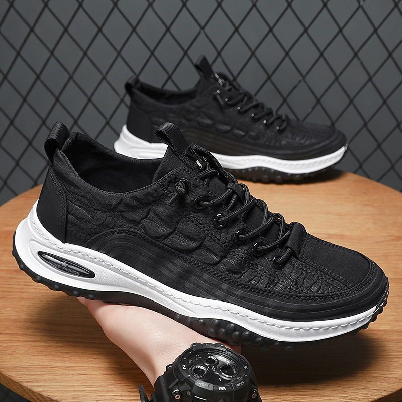 Neue atmungsaktive Herrenschuhe aus Eisseidenstoff, trendige Herren-Sportschuhe, vielseitige Freizeitschuhe für Herren