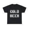 Retro Cold Beer Graphic Tee Shirt, S-5XL