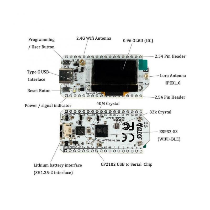 Heltec Meshtastic LoRa32 V3 Development Board 863-928MHZ SX1262
