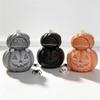 Jack-O-Lanterns Halloween Silicone Mold Stacked Pumpkin Candle Mold Ghost Skeleton Resin Plaster Mould for Halloween Decor