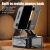 3-in-1 Bluetooth 5.3 Wireless Stand Speaker For ipad Tablet Cell Phone Holder Stand Foldable Support Power Bank Charging For Video Meeting Live