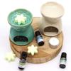 Oil Burner Ceramic Tree of Life Ivory