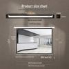 Deli 100-inch 4:3 Electric Remote Control Projector Screen