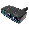 Kashimura KX-211 Dual Direct Socket 3 Ports Electrical Adapter Power Supply Connector