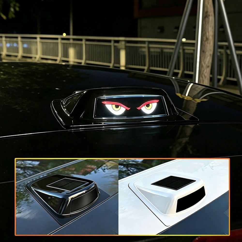 Solar Powered Car Roof Warning Light Remote Control Automotive Exterior Tool Vehicle Accessories