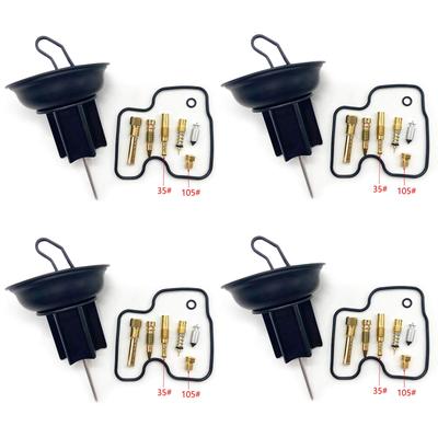 4 Set Carburetor Repair Kit HMHonda CBR250RR MC22 Motorcycle CBR22 Keihin Carburetor Repair Kit Compatible To Configure Plunger Diaphragm Assembly