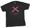 Goblin Slayer Adult New T-Shirt - Crossed Sword Logo Over Kanji Pic