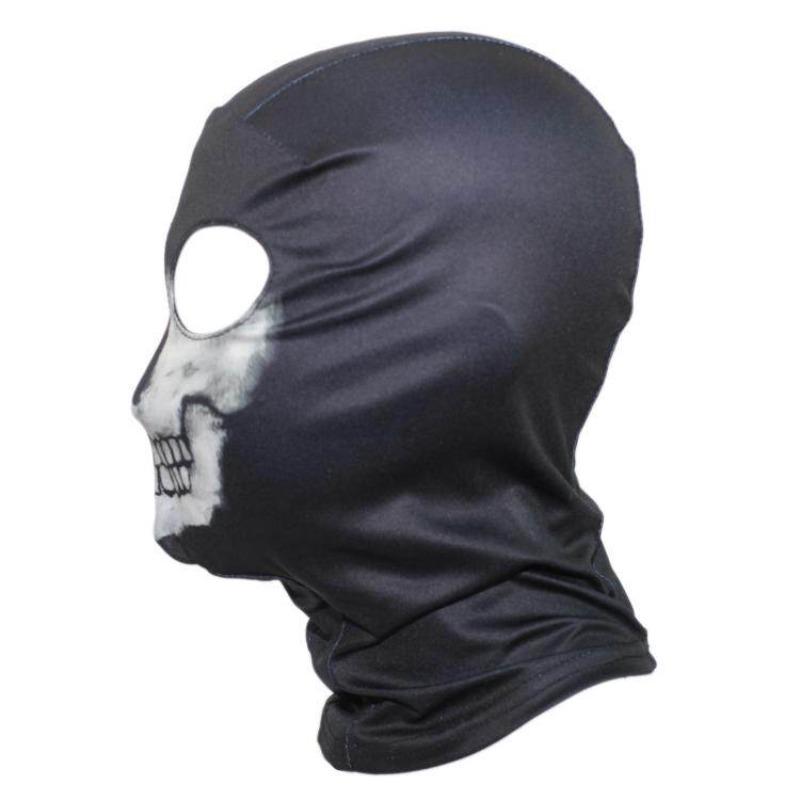 Ghost Skull Balaclava Mask Skeleton Simon Riley War Game Cosplay Mask Tactical Balaclava Hood for Motorcycle Cycling Hiking Mask
