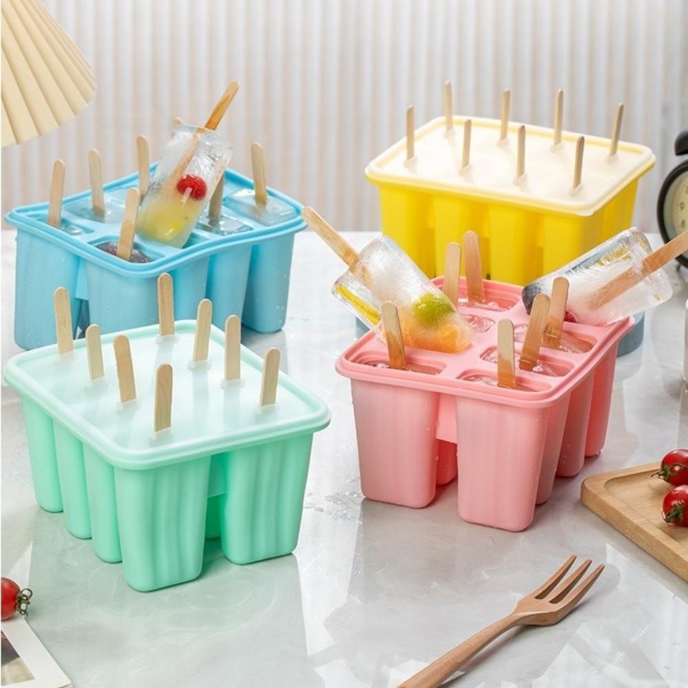 Creative Design Homemade Ice Box DIY Popsicle Mold Cube Tray Ice Cream Popsicle Mold Kitchen Use