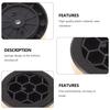 Ciieeo Amplifier Foot Vibration Damping Base Pads for Speakers and Computer Vibration 12 57x13mm Pads, Stands, Insulators, Chassis, Plastic,
