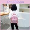 Adorable Children's Backpack With Cute Sequins Stylish Heart Design For Kids
