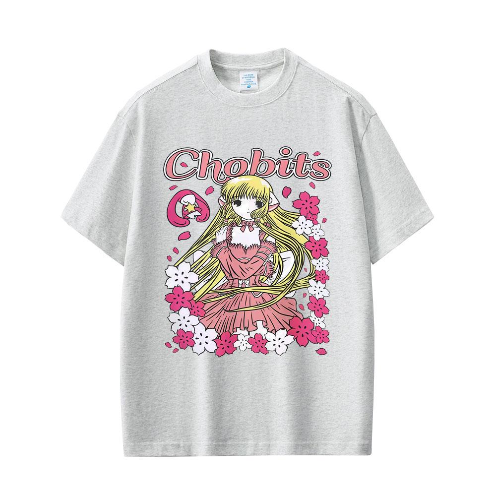 Japanese Anime Chobits Chi Graphic T-shirt Unisex Women Casual Cotton Vintage Tee Shirt Unisex Kawaii Cartoon Oversized T Shirts