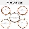 Decorative Crosses Stitching Hoop Embroidery Frame Round Embroidery Hoop Embroidery Circle Rings for Craft Enthusiasts