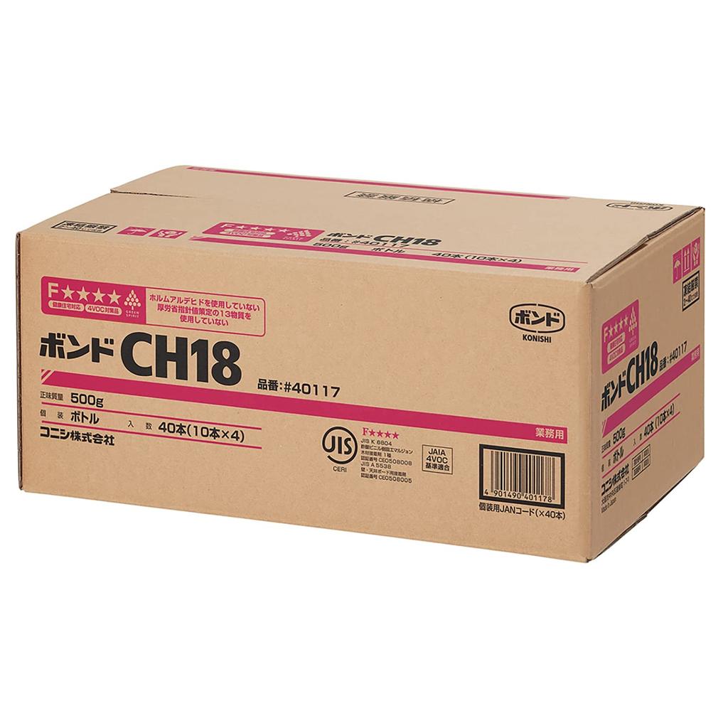 Konishi In Bond Woodworking Adhesive CH18 500g 10 Pieces [Sold Box]