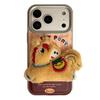 Minimalist 3D Plush White Horse iP17 Pro Max Anti-Drop Phone Case