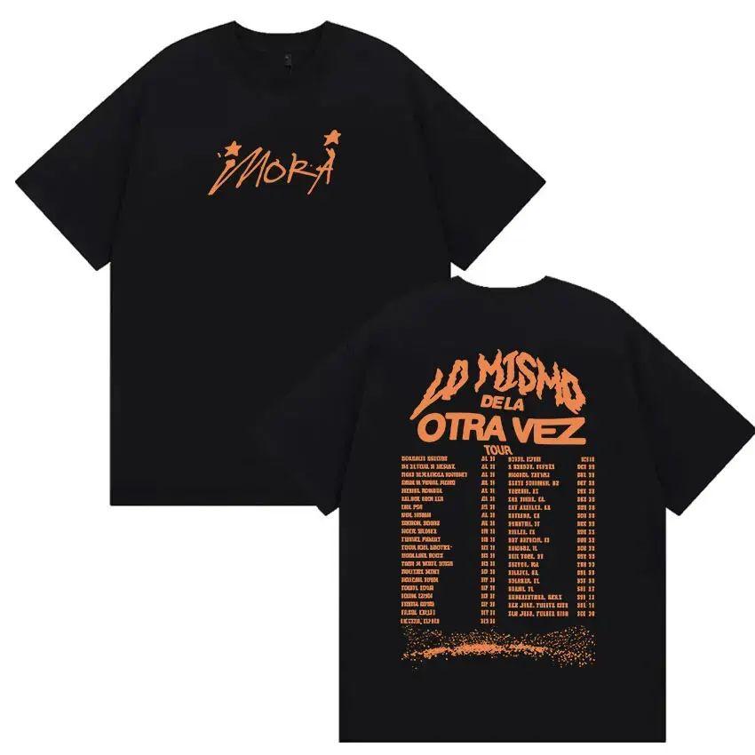Rapper Album Tour 2025 Merch Tee Shirt Men's Women Harajuku Fashion Vintage T-shirt Casual Loose Cotton Oversized T Shirt Unisex