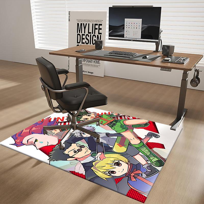 

1pc Hunter x Hunter Leorio Chair Mat - Anime Cartoon Design Office Desk Pad, Non-Slip Carpet for Home Decor, Gaming Room, Seasonal Gift.U024 60cm by 90cm