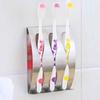 Wall Mount Stainless Steel Toothpaste Dispenser 2/3 Position Holder For Organized Bathrooms**