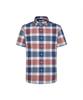 Dagseusyeocheu Linen Blend Medium Check Casual Short Sleeve Shirt Regular Fit_Dls2Shcs423W1