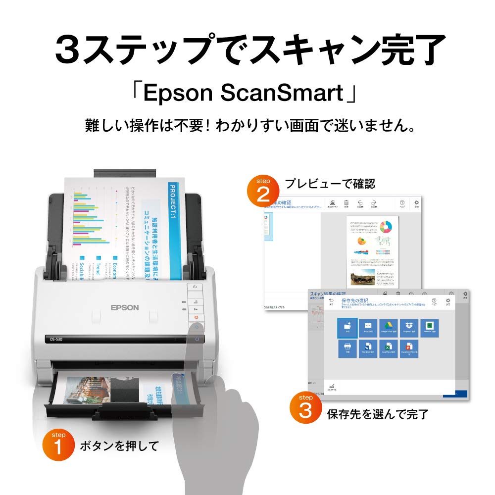 Epson Scanner DS-530 (Einzelblatteinzug/A4 Duplex)