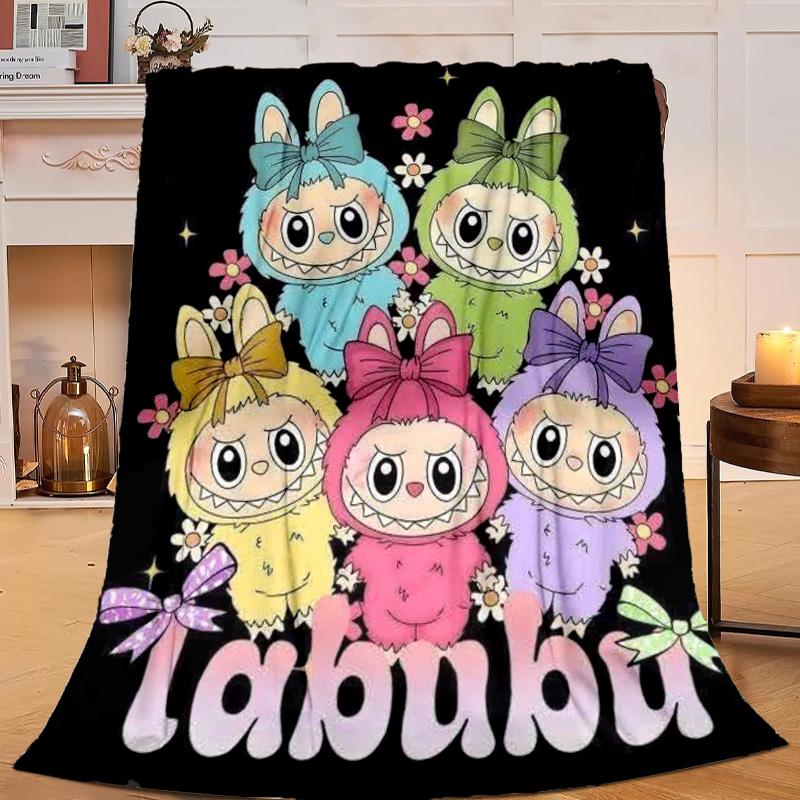 1PC Bunny Costume Adventure Flannel Blanket Gift, Suitable for Both Men And Women, Soft Ideal for Beds And Sofa, Birthday Or Christmas Gift