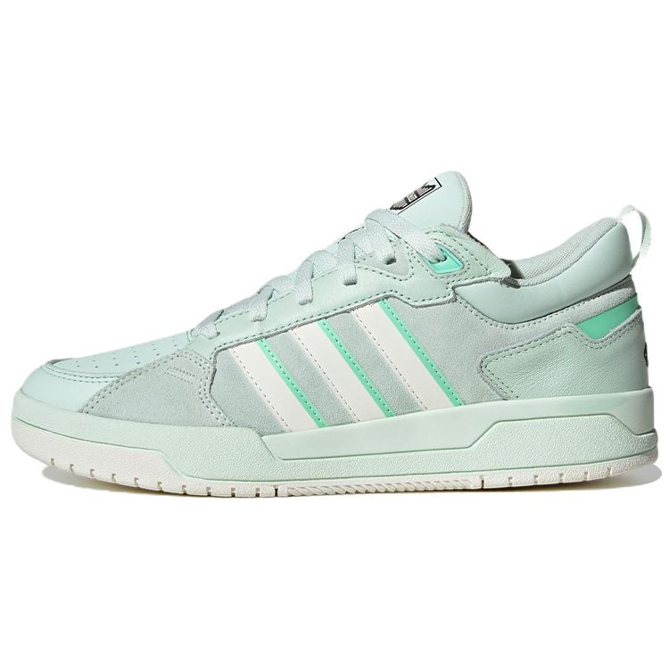 

Adidas Neo 100Db Leather Comfortable Trendy Slip Resistant Durable Lightweight Low Top Skate Shoes Unisex Skate Shoes Green Gray White IG2788 37⅓