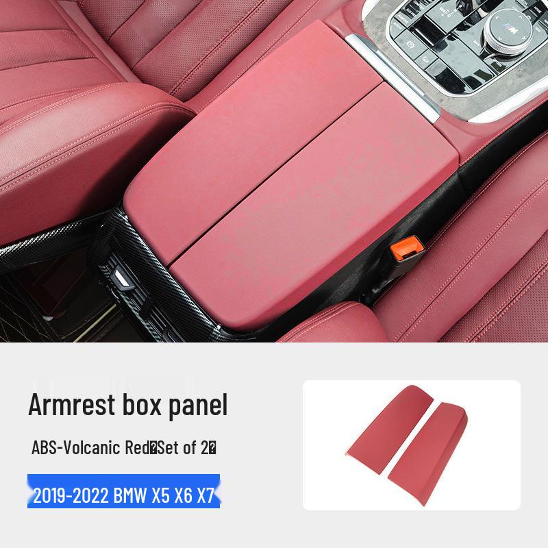 Накладка на подлокотник центральной консоли BMW для серий 3, 5, X3, X4, iX3/i3, X5, X6, X7 - Кожаный защитный чехол