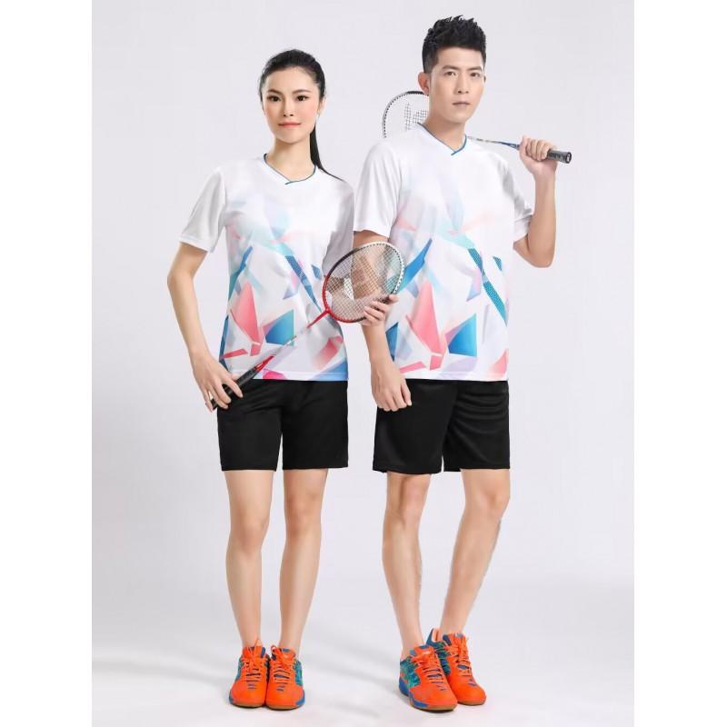 Short Sleeve Sports Shirts Men Women Table Tennis Badminton Training Jerseys Plain Athletic Tops