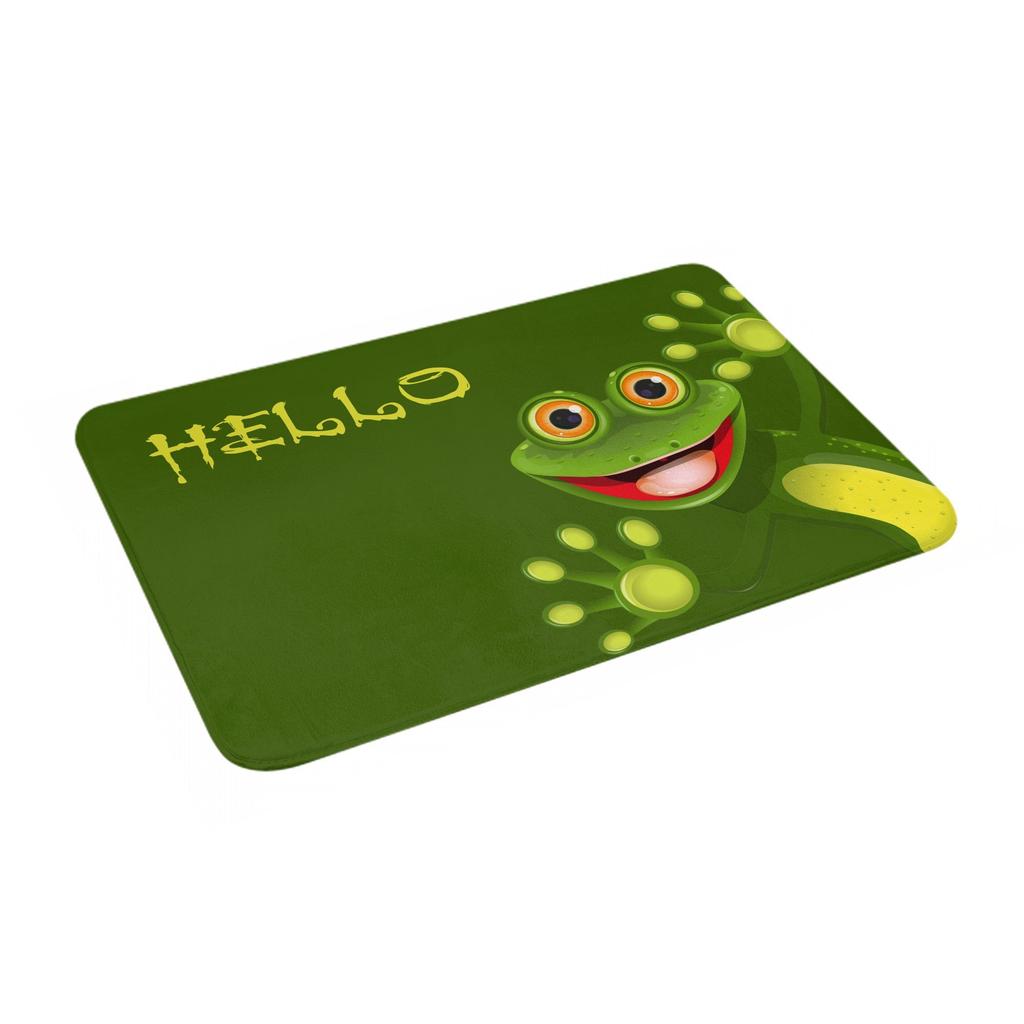 Happy Frog Doormat Mat Anti-Slip  Kitchen Bath Living Room Rug Carpet 40*60cm
