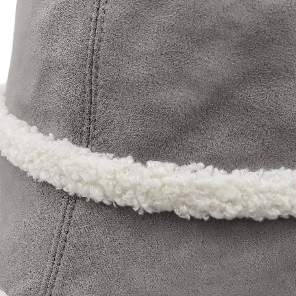 Women's Plush Fisherman Hat - New Autumn/Winter Style, Small Fragrance, Warm and Elegant