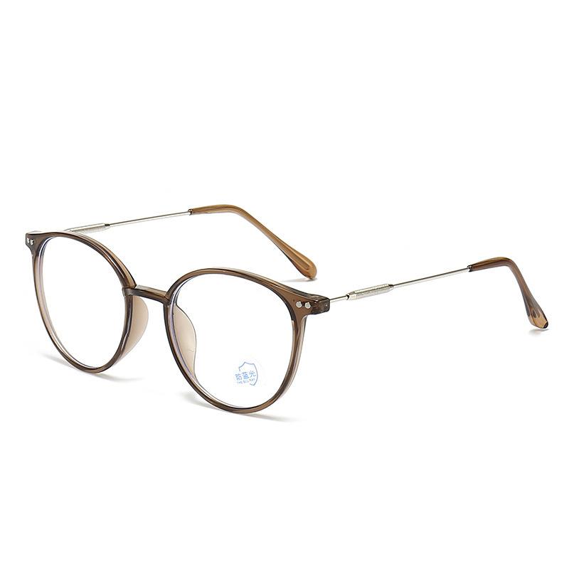 

JYL TS Blue Light Blocking Glasses With Rivets For Plain Vision 8202 A-2363 хан синього кольору
