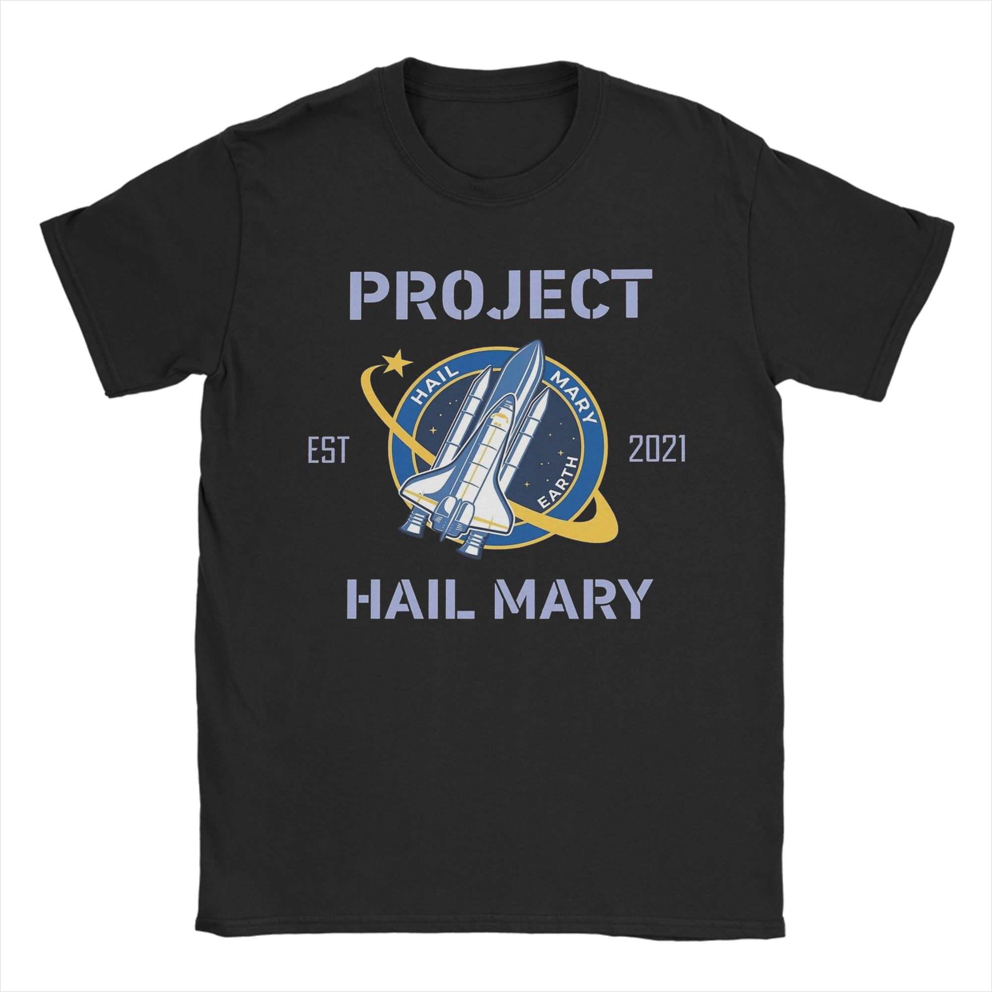 Ryland Grace Project Hail Mary T Shirt Unisex Cotton Vintage TShirts Crew Neck Ryan Gosling Tee Shirt Short Sleeve Clothing S