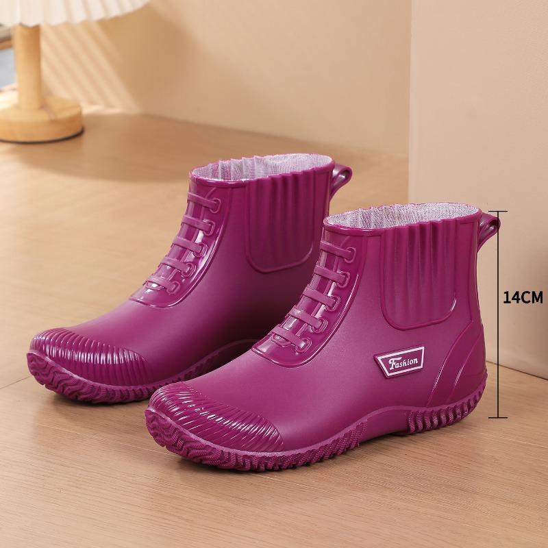 

Wear waterproof and nonslip rain boots for adults with soft soles for women in rainy days 41