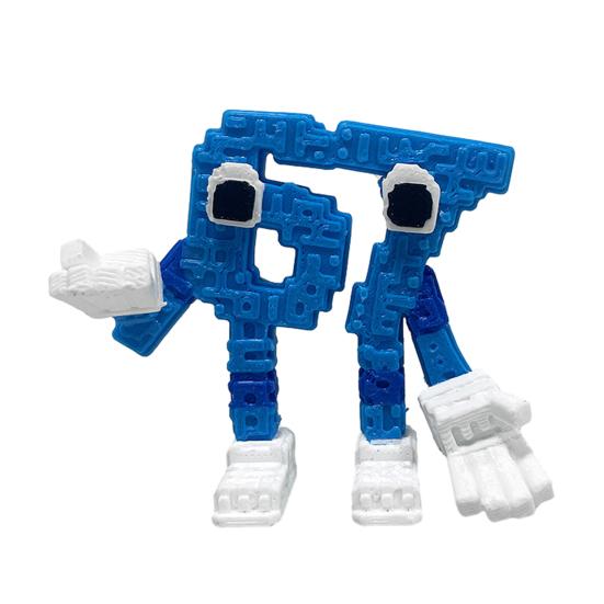 3D Printed Desktop Figurine Flexible Articulated Fidget Toy Collectible Ornament for Home Office Executive Desk Decor