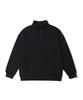 Sseochi410 Half-Neck Button Sweatshirt Black