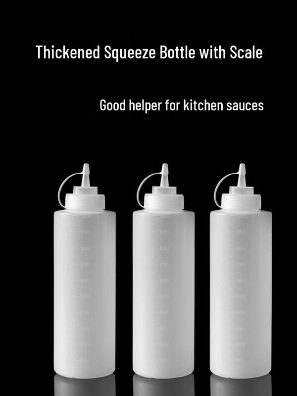 ZISIZ Plastic Squeeze Sauce Bottle
