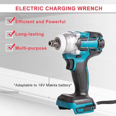 Brushless Electric Impact Wrench 2800N.M Torque Removal Screw Nut Screwdriver Home Power Tool for Makita 18V Batte