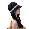 Grass Woven Hat Versatile for Women In Spring and Summer Hollowed Out Breathable Sunshade Basin Hat  Fisherman Hat