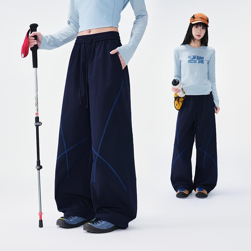 Damenhosen, Amerikanische Gerade Bein Arbeitsjeans, Lockere Fallschirmjägerhosen, Hong Kong Stil Funktionale Freizeithosen