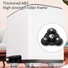 4pcs Easy Mount Stickable Furniture Rollers Multiple Use Non Puncture Base Wheels Simple Installation for Homes & Office